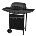 2 Burner Gas BBQ Grill nga adunay Side Burner